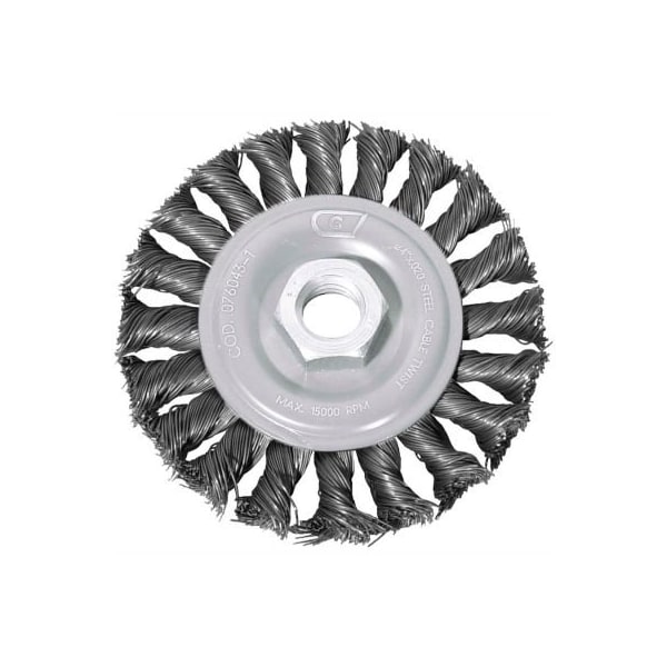 Century Drill & Tool Century Drill 76048 Angle Grinder Wire Wheel 4" Dia. Steel Knot 76048 - main